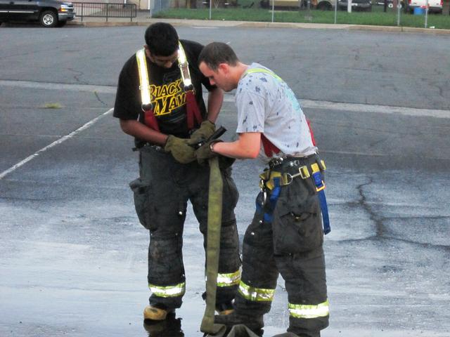 8 Tower Training. 8-13-2012
Team Work.
Photos By Vincent P. Tuzzolino